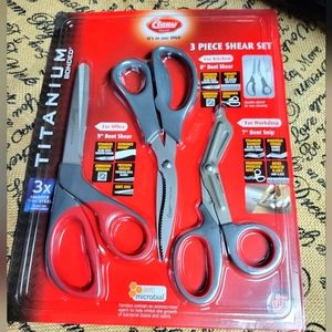 NWT Clauss 3 piece titanium shear set new in package